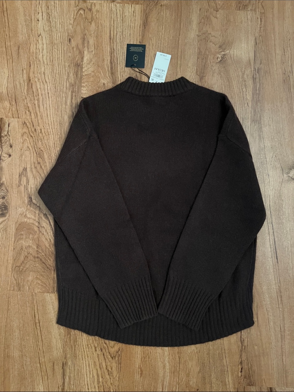 NWT Charter Club 100% Cashmere Relaxed Crewneck Sweater - Picture 6 of 7